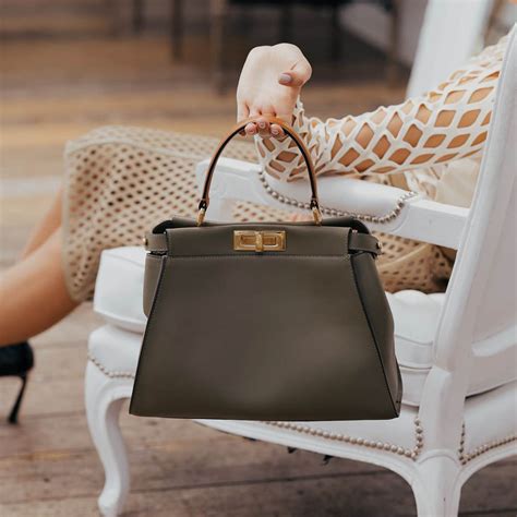 fendi taschengurt peekaboo|fendi peekaboo leather bag.